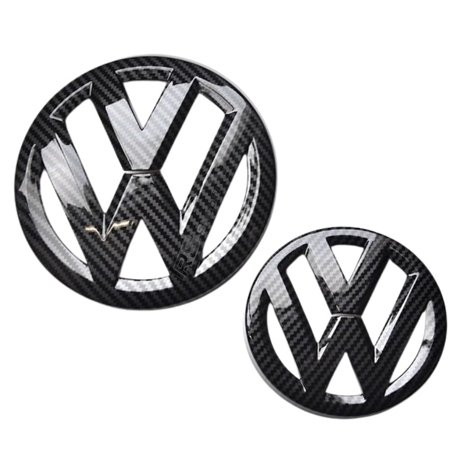 Logo VW Noir Golf 5 / 6 / 7 Relief