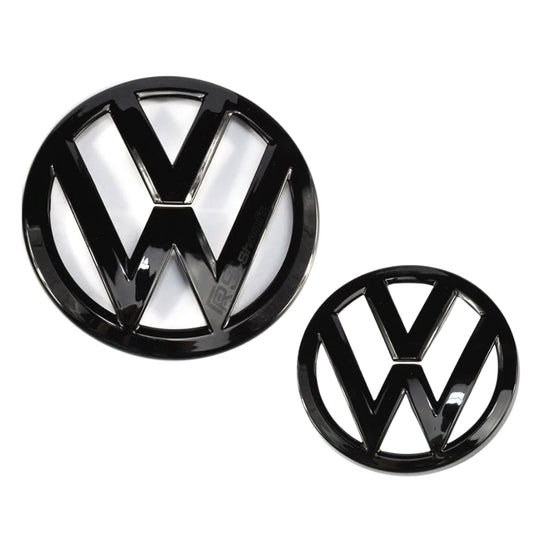 Logo VW Noir 3D Golf 5 / 6 / 7