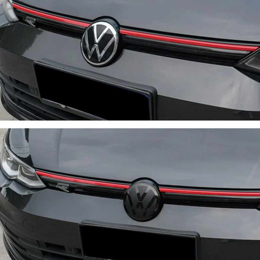 vw logo noir golf 8 black