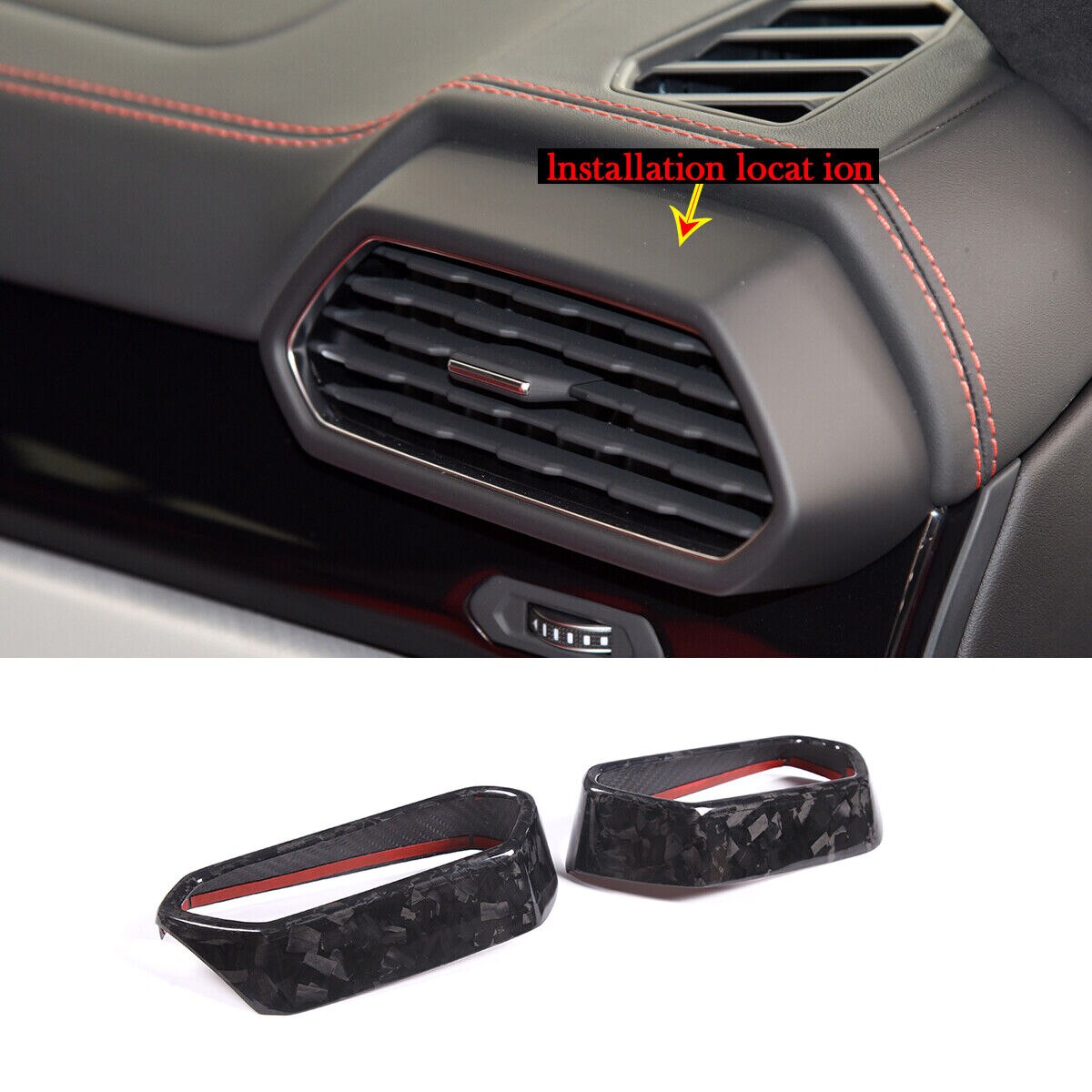 Insert Carbon Forgé Interieur Lamborghini Urus