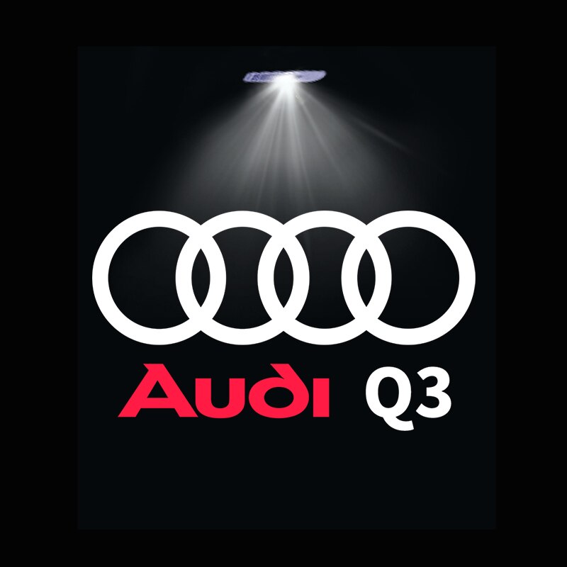 Lumière de bienvenue de porte de voiture pour Audi, budgétaire LED