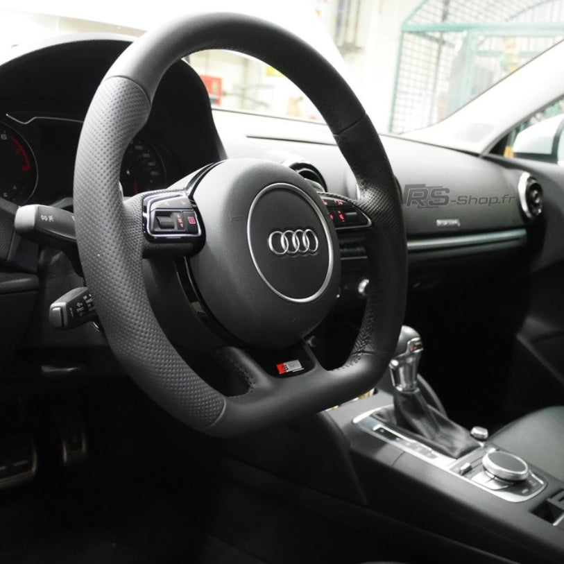 Volant Audi S-line Meplat Cuir / Alcantara