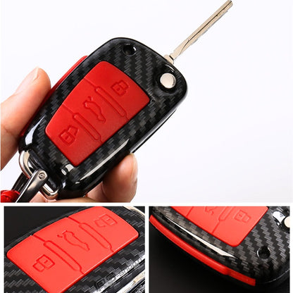 Protection clé coque carbone étui fibre pour Audi - Accessoires Extérieur -  TopTuning