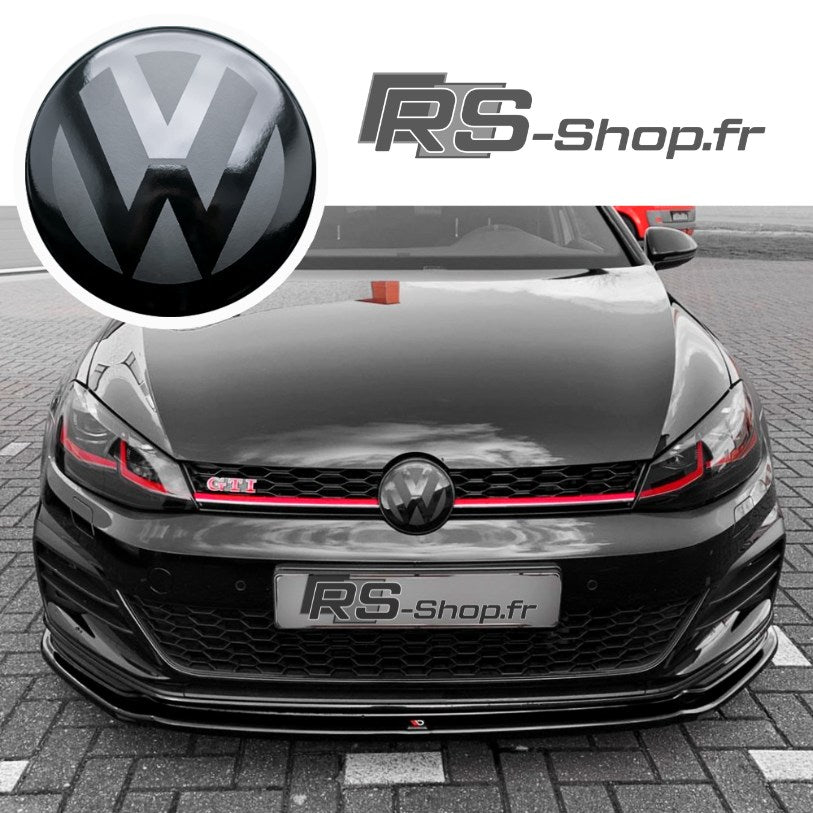 logo golf 7 gti noir RS SHOP