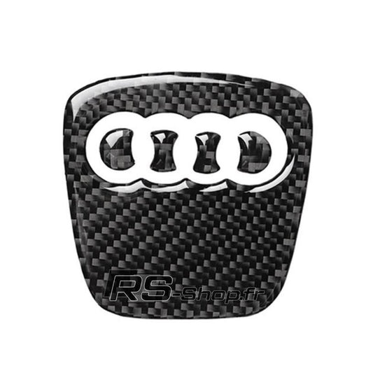 Sticker Volant Carbone 3D Audi