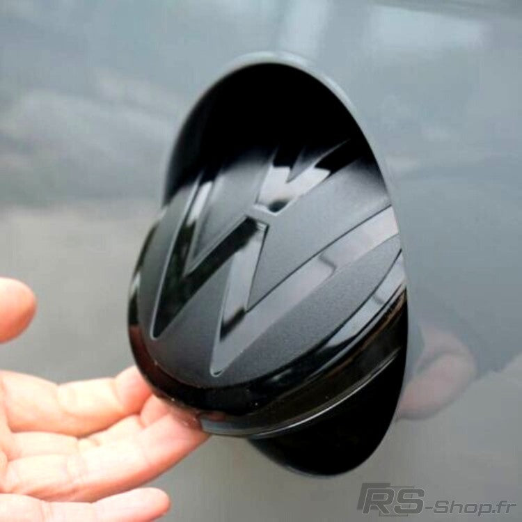 logo VW noir coffre