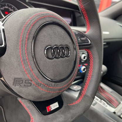 air bag audi big alcantara rouge